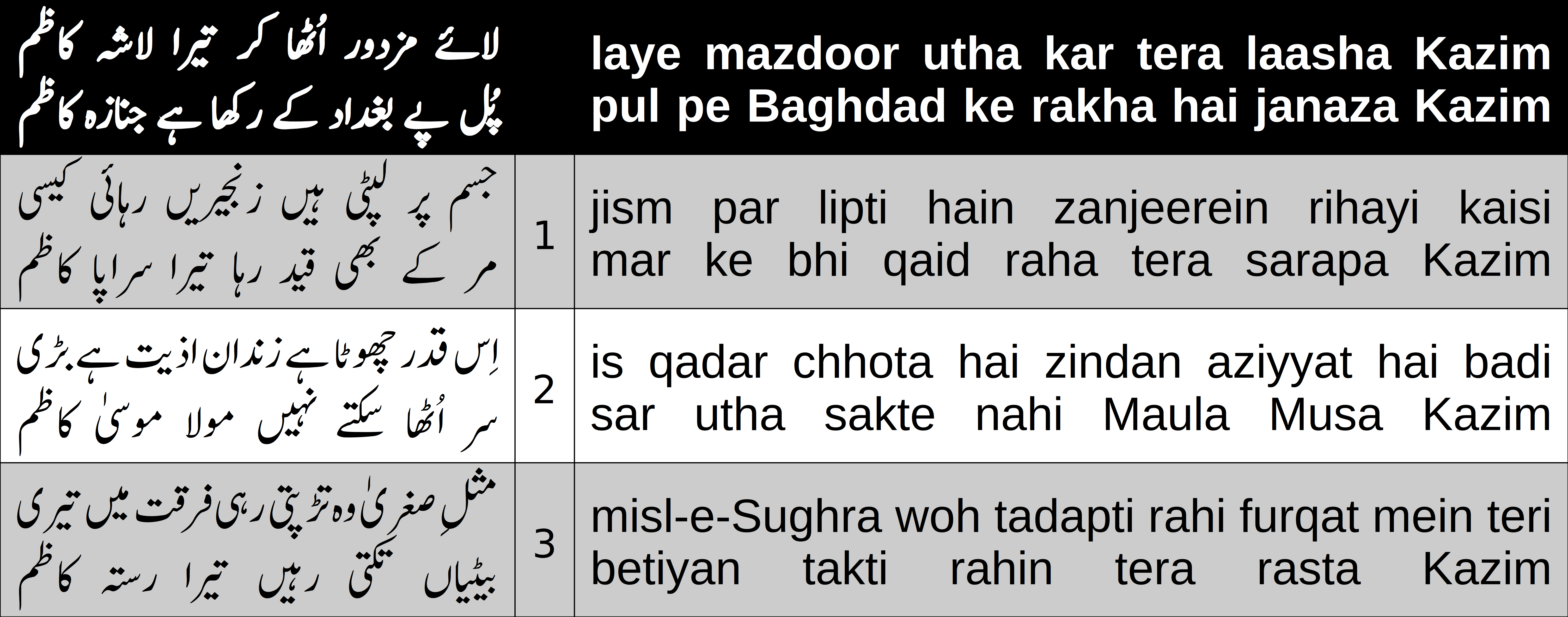 Cover image for Laye mazdoor utha kar tera lasha kazim