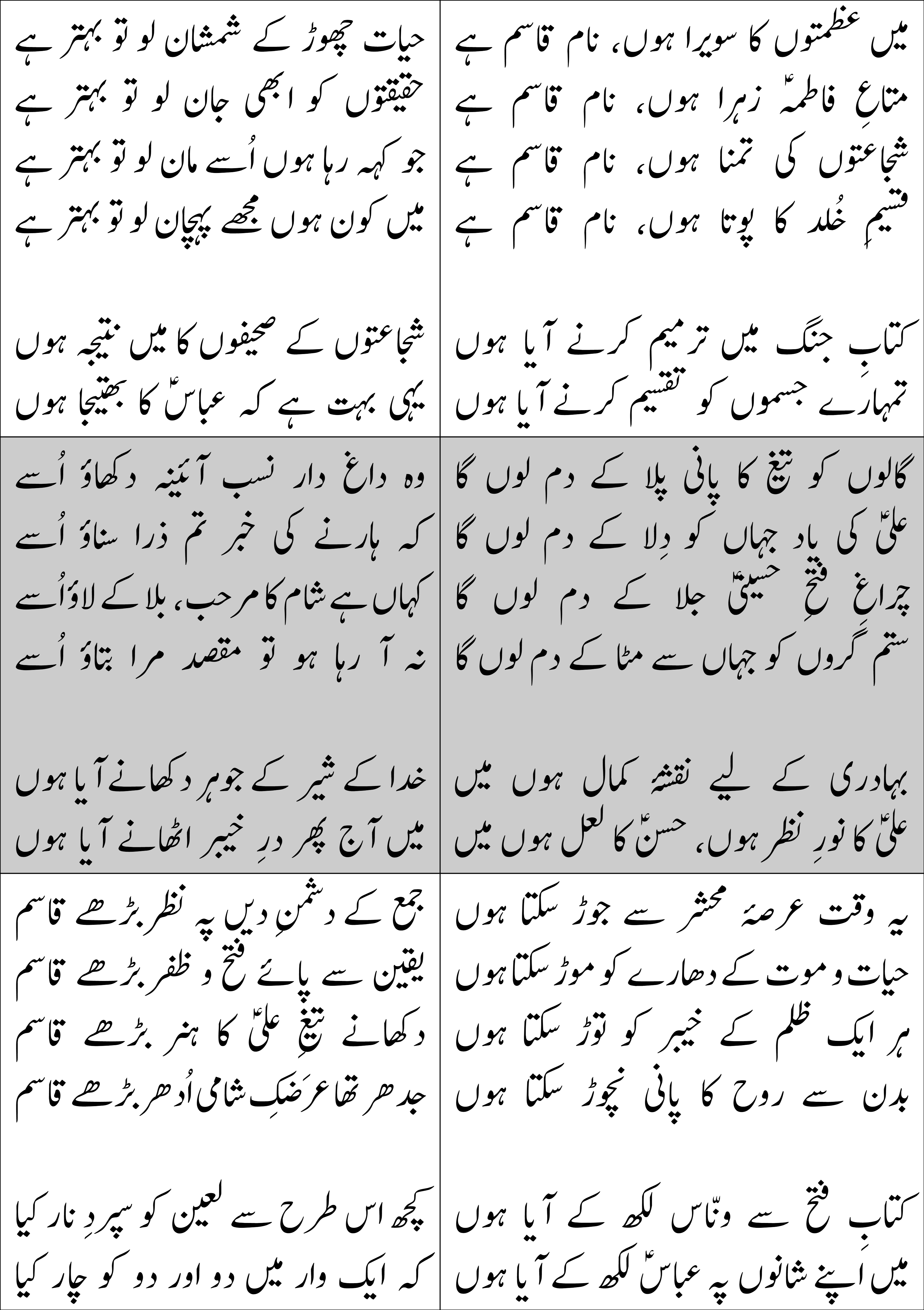 Cover image for main azmaton ka sawera hun, naam qasim hai