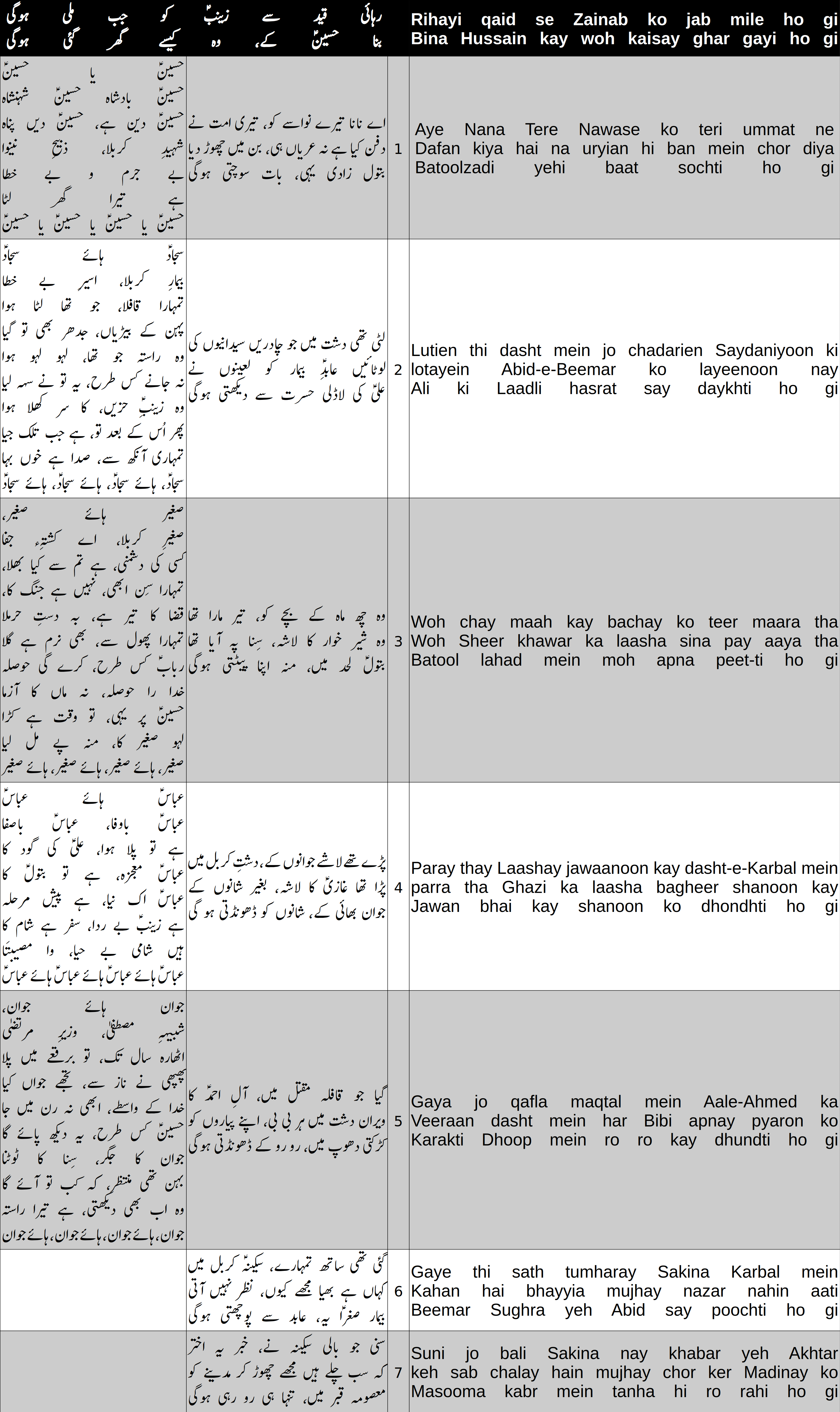 Cover image for Rihayi qaid se Zainab ko jab mili ho gi