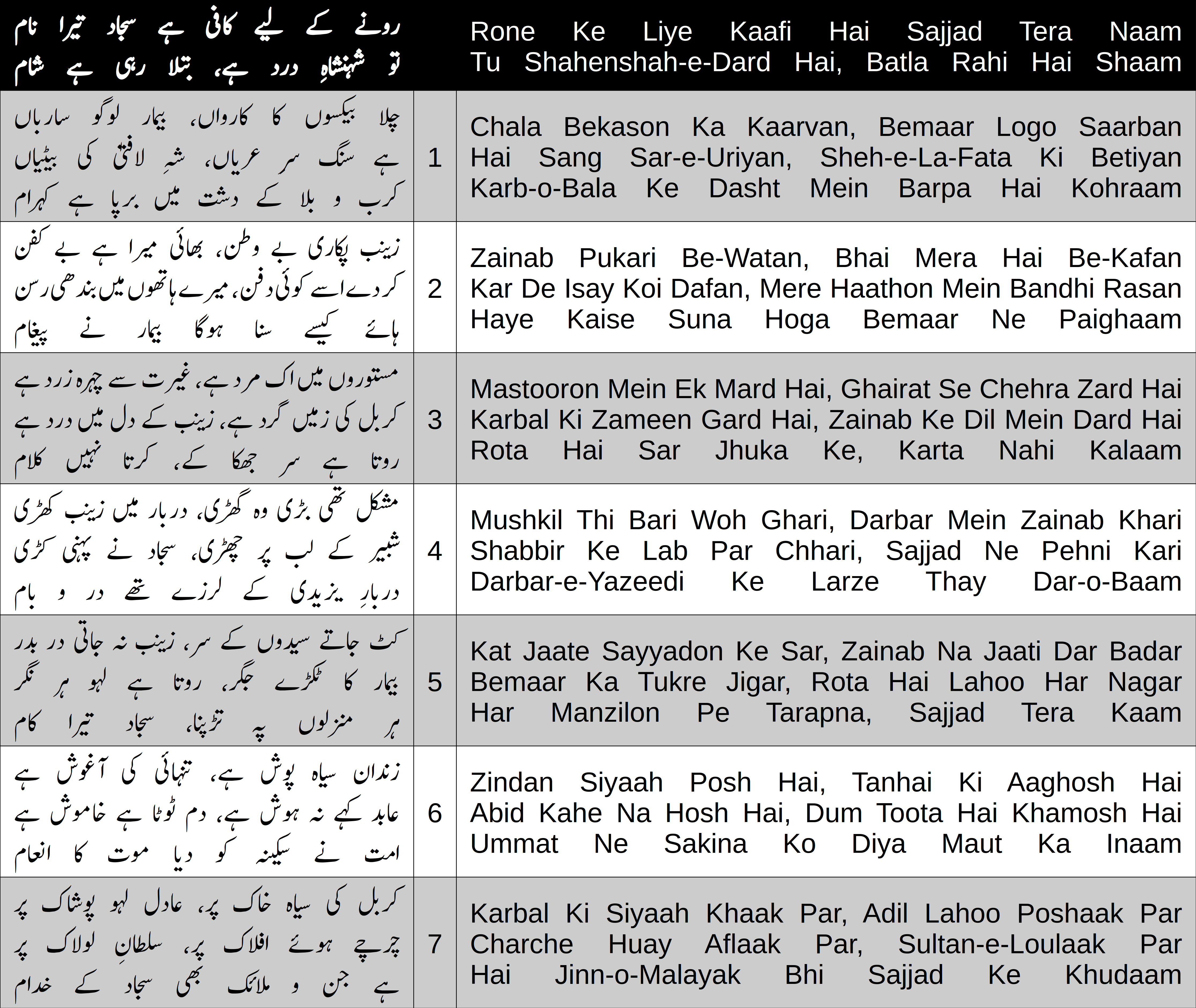 Cover image for Rone Ke Liye Kaafi Hai Sajjad Tera Naam