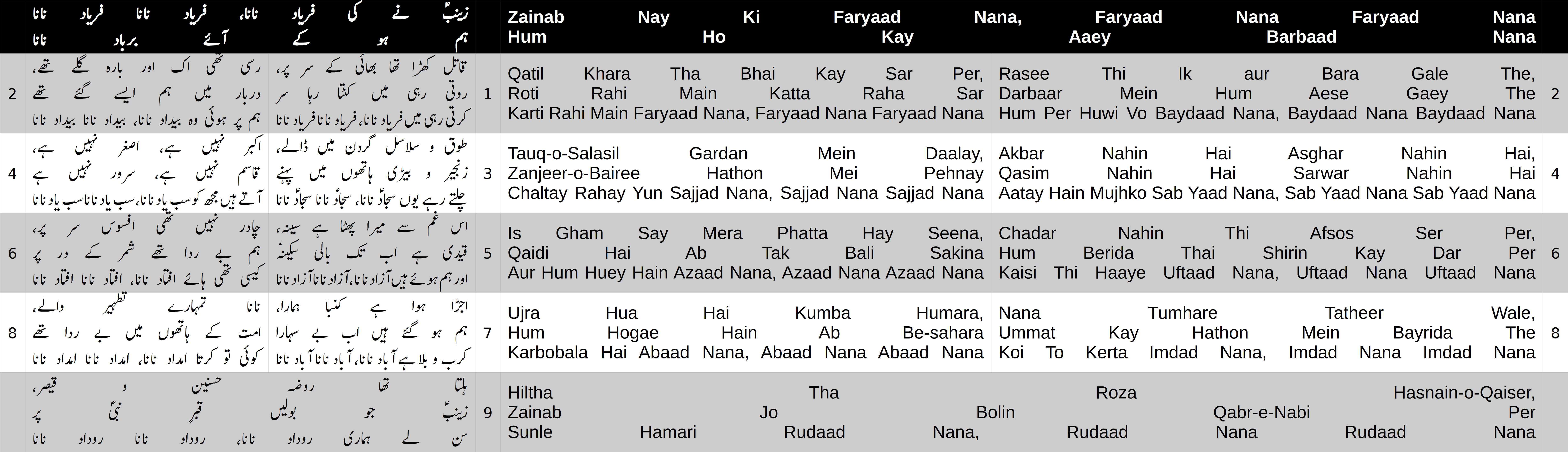 Cover image for Zainab Nay Ki Faryaad Nana