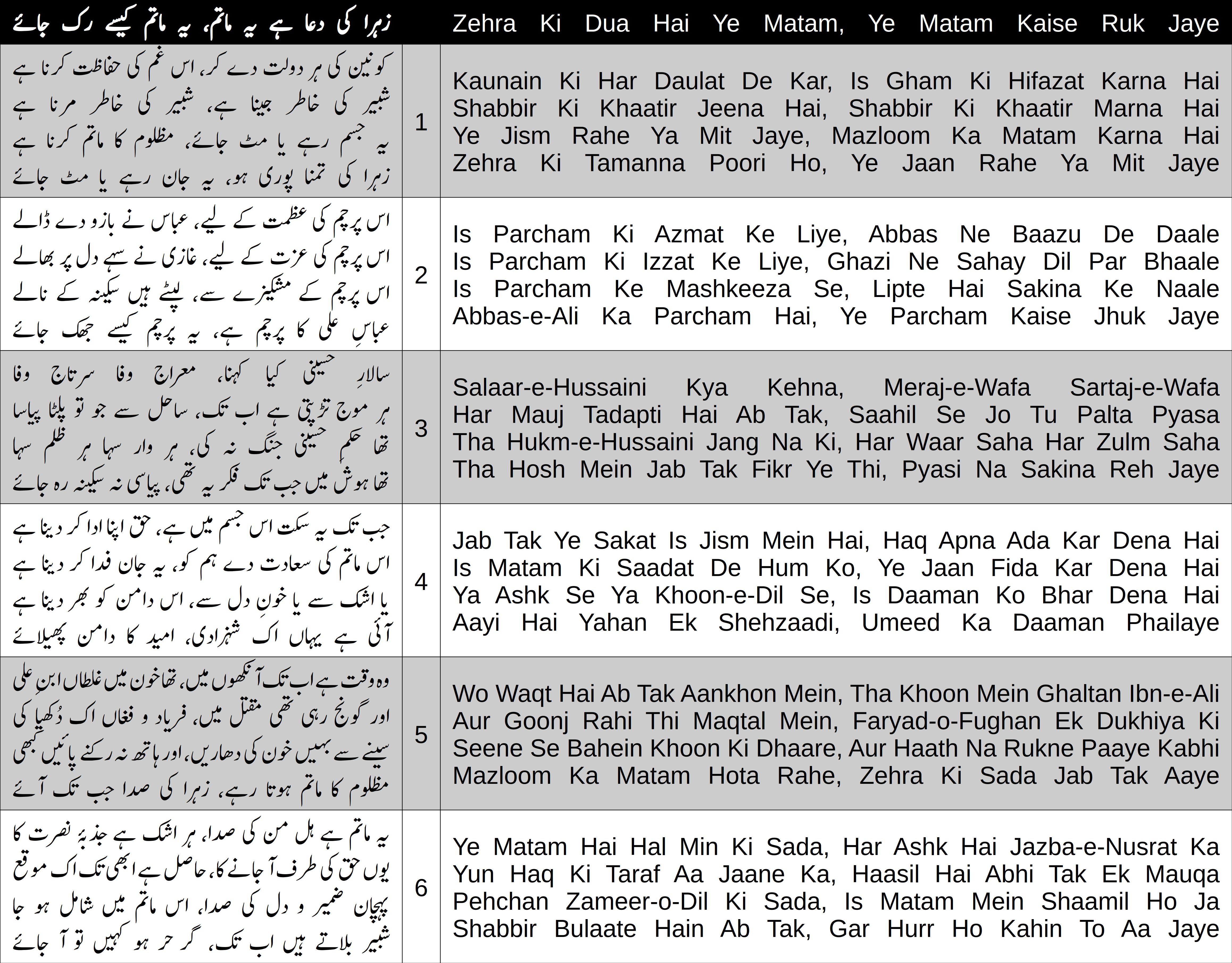 Cover image for Zehra Ki Dua Hai Ye Matam